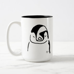 Caneca De Café Em Dois Tons Pinguim - Adolf Lorenzo