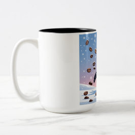 Caneca De Café Em Dois Tons Pinguim Café Mug