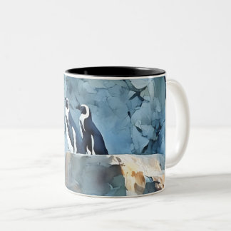 Caneca De Café Em Dois Tons Pinguim Mug