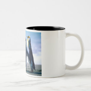 Caneca De Café Em Dois Tons Pinguins