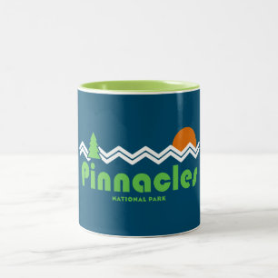 Caneca De Café Em Dois Tons Pinnacle National Park Retro