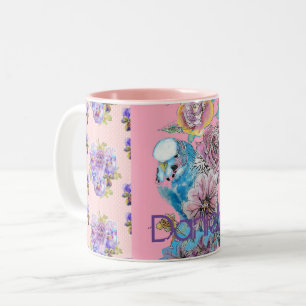 Caneca De Café Em Dois Tons Pintado Pintado Pintado Cor-de-Rosa Azul Nolor Num
