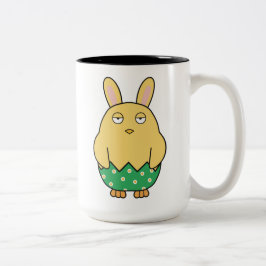 Caneca De Café Em Dois Tons Pintinho Bored Bunny 02