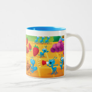 Caneca De Café Em Dois Tons Piquenique do verão