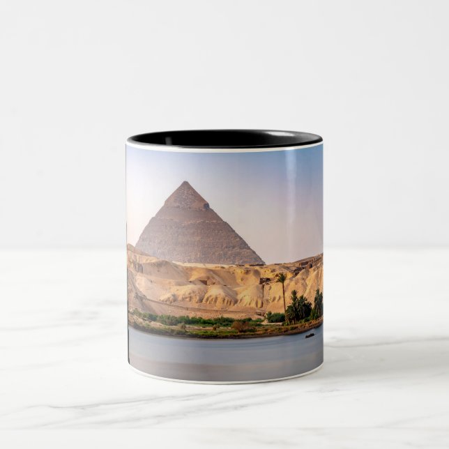 Caneca De Café Em Dois Tons Pirâmides (Centro)