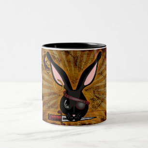 Caneca De Café Em Dois Tons Pirata Bunneh