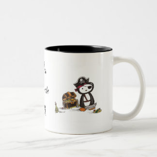 Caneca De Café Em Dois Tons Pirata da caneta
