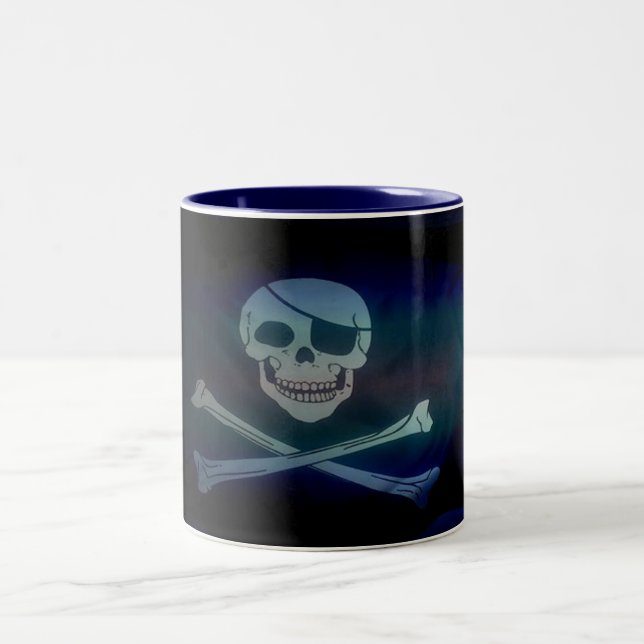 Caneca De Café Em Dois Tons Pirata - Mug- (Centro)