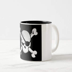 Caneca De Café Em Dois Tons Piratas de Mug