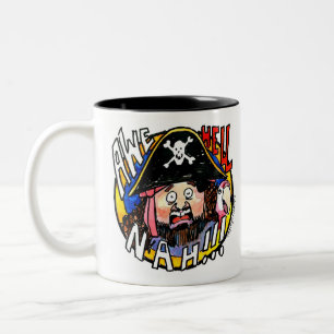 Caneca De Café Em Dois Tons Pirate Dick