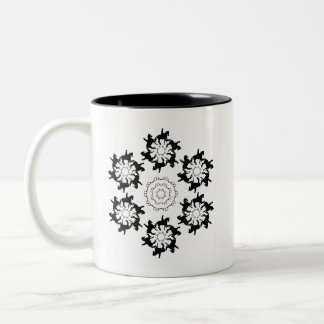 Caneca De Café Em Dois Tons Pirouettes do adestramento