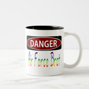 Caneca De Café Em Dois Tons Pirralho da força de Dangerair