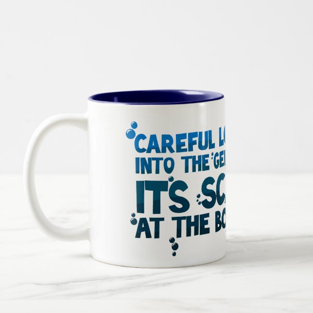 Caneca De Café Em Dois Tons Piscina de gene (Esquerda)