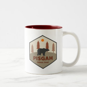 Caneca De Café Em Dois Tons Pisgah National Forest Bear