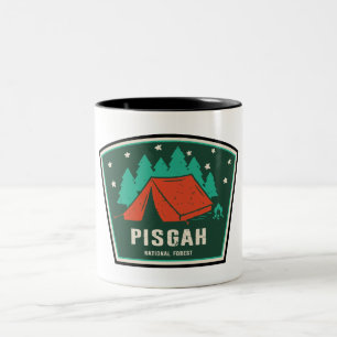 Caneca De Café Em Dois Tons Pisgah National Forest Camping