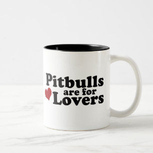 Caneca De Café Em Dois Tons Pitbulls é para amantes