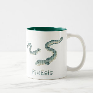 Caneca De Café Em Dois Tons PixEels Mug