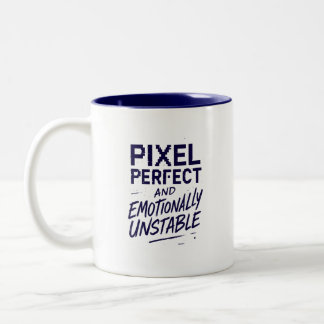 Caneca De Café Em Dois Tons Pixel Perfect Mug