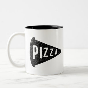 Caneca De Café Em Dois Tons Pizza