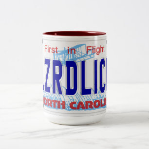 Caneca De Café Em Dois Tons Placa de LZRDLICK NC