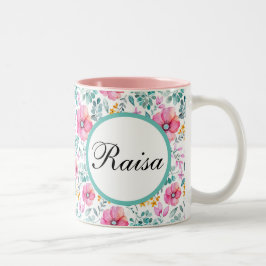 Caneca De Café Em Dois Tons Placa de Mug Personalizada