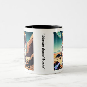 Caneca De Café Em Dois Tons "Planeta Hopper"