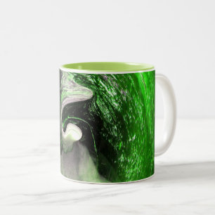 Caneca De Café Em Dois Tons Planeta Verde