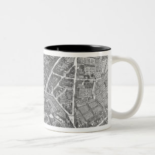 Caneca De Café Em Dois Tons Plano de Paris