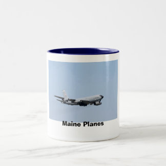 Caneca De Café Em Dois Tons Planos de Maine