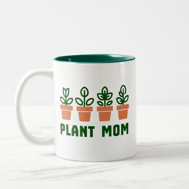Caneca De Café Em Dois Tons Planta mãe (Esquerda)