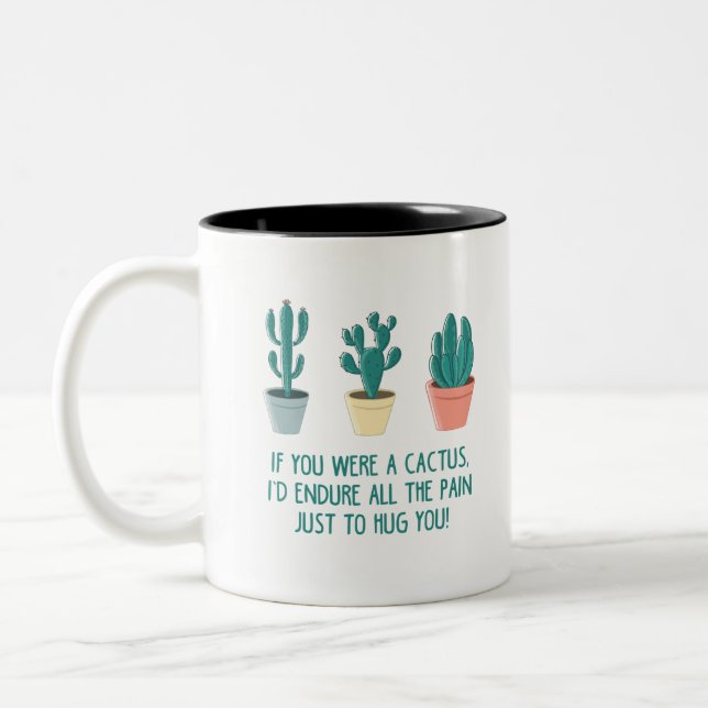 Caneca De Café Em Dois Tons plantas e flores 38 (Esquerda)