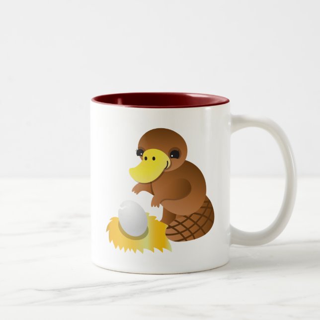 Caneca De Café Em Dois Tons Platypus de MOMMA (Direita)