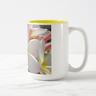 Caneca De Café Em Dois Tons Plumeria