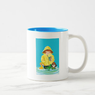 Caneca De Café Em Dois Tons Poças do divertimento