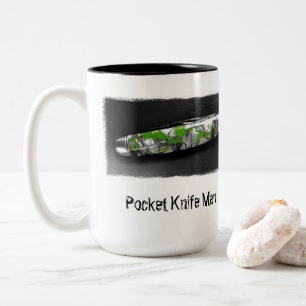 Caneca De Café Em Dois Tons Pocket Knife Man 