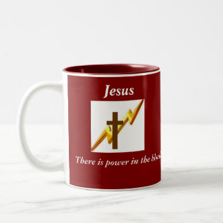 Caneca De Café Em Dois Tons Poder no sangue