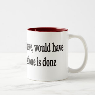 Caneca De Café Em Dois Tons Podia ter, deve ter, OH