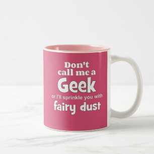 Caneca De Café Em Dois Tons poeira de fadas de Geek wf