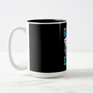 Caneca De Café Em Dois Tons Poker Se Você Ganhar É Sorte