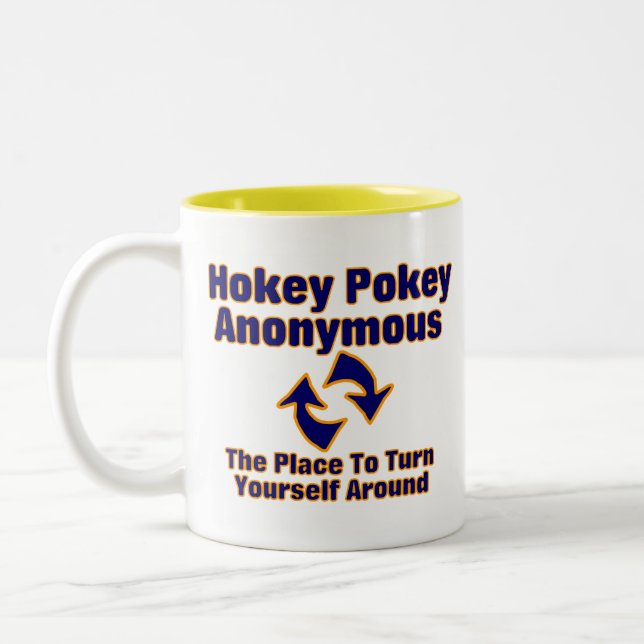 Caneca De Café Em Dois Tons Pokey de Hokey anónimo (Esquerda)