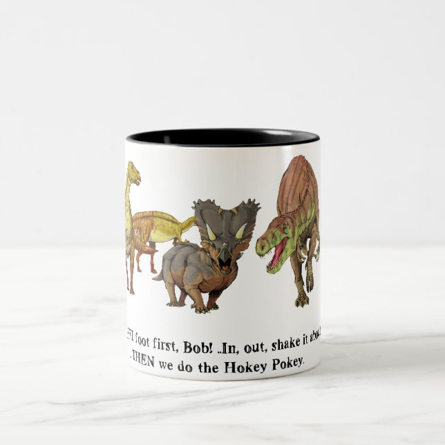 Caneca De Café Em Dois Tons pokey do hokey (Centro)