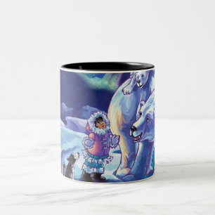 Caneca De Café Em Dois Tons Polar Pals