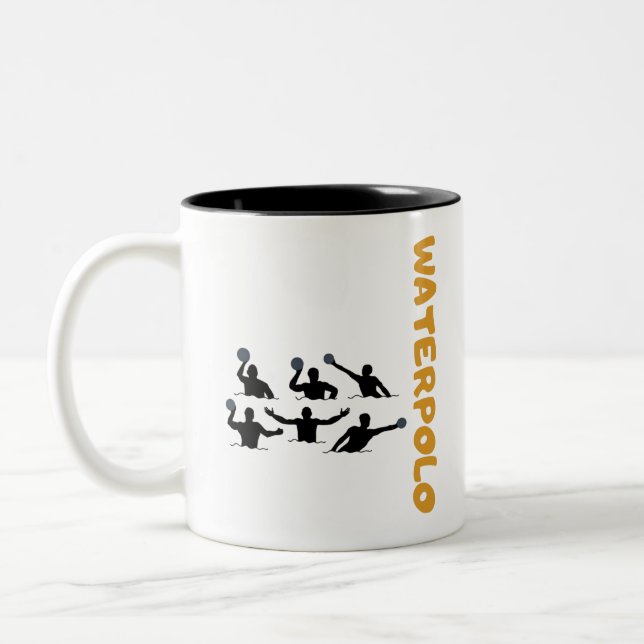 Caneca De Café Em Dois Tons Polo aquático (Esquerda)