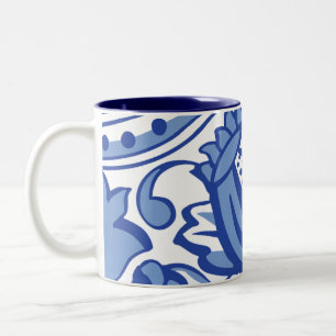 Caneca De Café Em Dois Tons Pomegranate Bloom