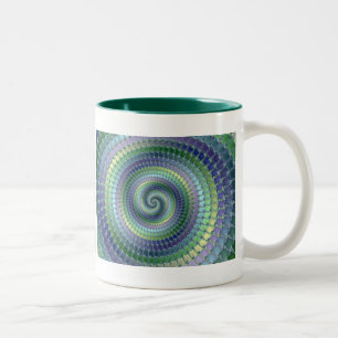 Caneca De Café Em Dois Tons Ponderação - Fractal