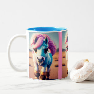 Caneca De Café Em Dois Tons Ponta Espírito 3D 4