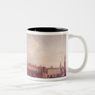 Caneca De Café Em Dois Tons Ponte de Londres antes da alteração em 1757