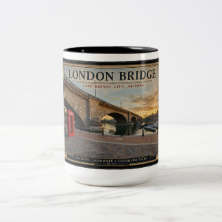 Caneca De Café Em Dois Tons Ponte de Londres Lago Havasu