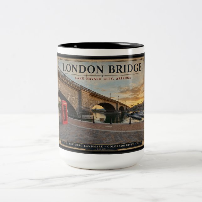 Caneca De Café Em Dois Tons Ponte de Londres Lago Havasu (Centro)