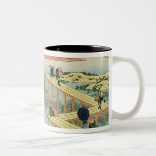 Caneca De Café Em Dois Tons Ponte de oito porções, província de Mucawa, Jap